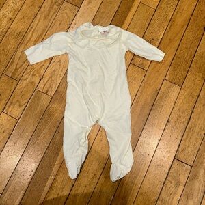 Baby Girl’s Zara onesie footie collar long sleeve